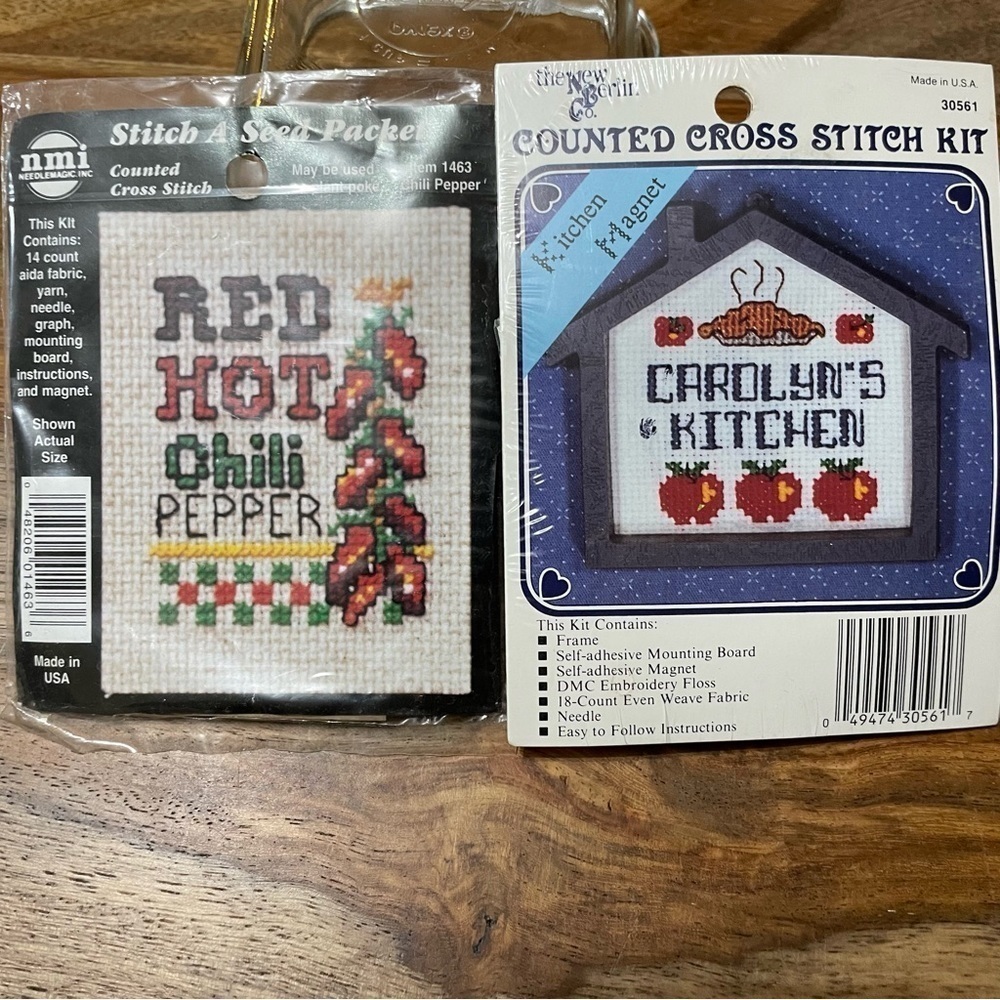 The New Berlin‎ Co. Counted Cross Stitch Kit Bundle Kitchen #30561 Chili #1463